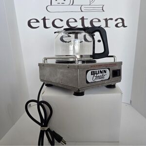 Bunn Omatic- RWS-1 Single Coffee Pot Warmer- Tested And Working